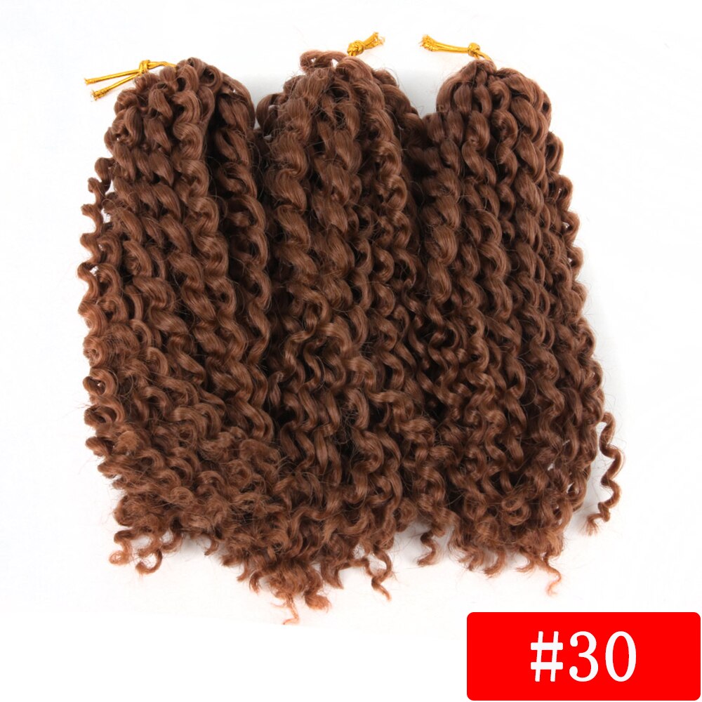 8 Inches 3 Stks/pak 60 Strengen Marley Vlechten Afro Kinky Gehaakte Vlechten Synthetische Vlechten Hair Extensions Voor Vrouwen: #30