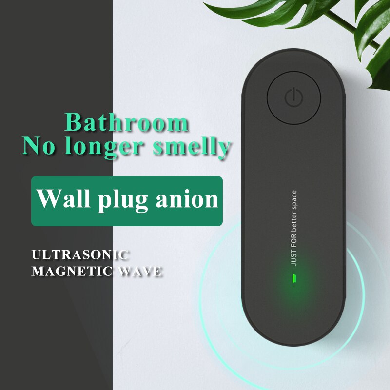 Air Purifier For Home Office Ozonator Plug in Anion Ozone Generator Ionizer Filter Purification Bathroom Toilet Deodorizer