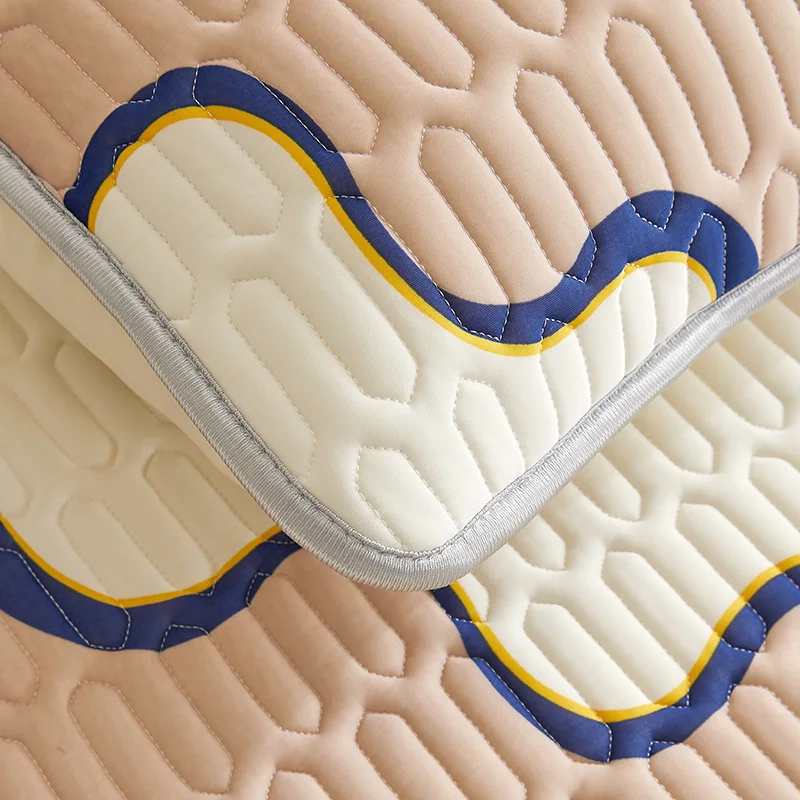 Zomer Verdikte Latex Hoeslaken Antislip Beschermende Sprei Airconditioner Driedelige Set Zomer Slaapmat