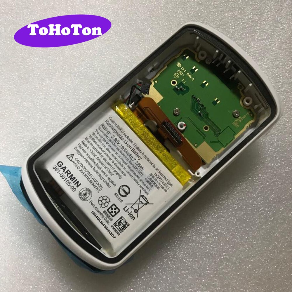 Couvercle arrière de batterie d'origine pour Garmin Edge 1030 GPS vélo, pièces de réparation d'ordinateur, étui arrière de remplacement avec accessoires de batterie