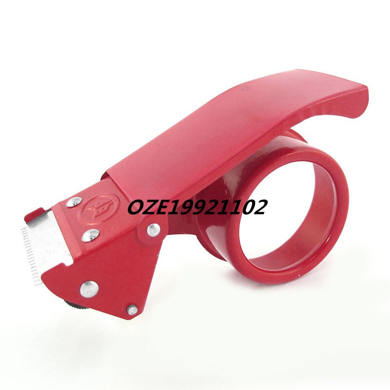 1PCS Packaging Parcel Handheld 2" Adhesive Tape Dispenser Cutter Red
