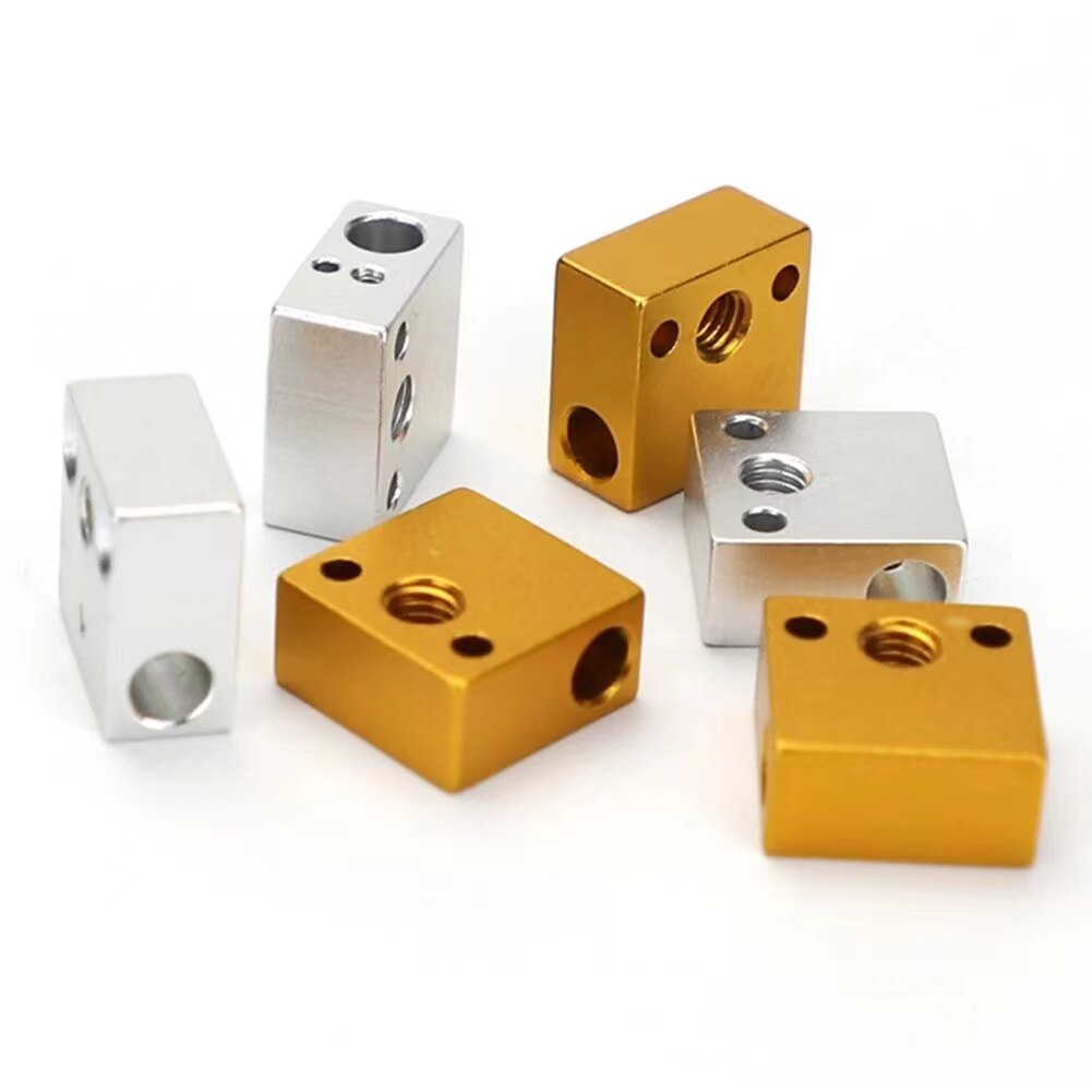 Creality 3D Printer Onderdelen 8 Stks/partij Verwarmde Verwarming Blok Voor Ender-3/Ender-3 Pro/Ender-3 V2/Ender-5/CR-10 Serie Printer