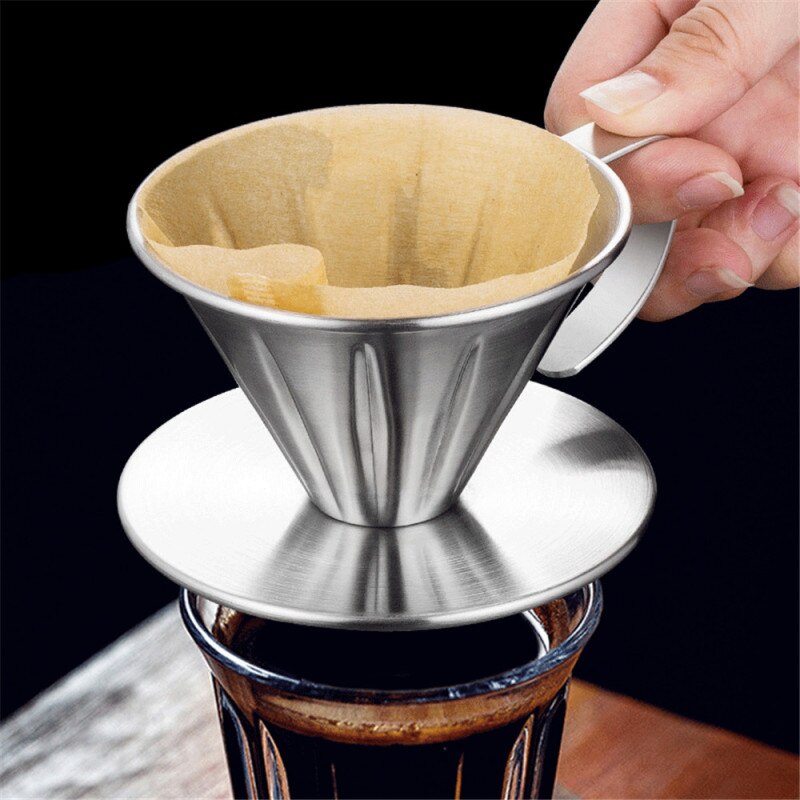 Roestvrij Staal Koffie Filter Houder Herbruikbare Koffie Filters Dripper Drip Koffie Manden Koffiefilter Koffie Tool