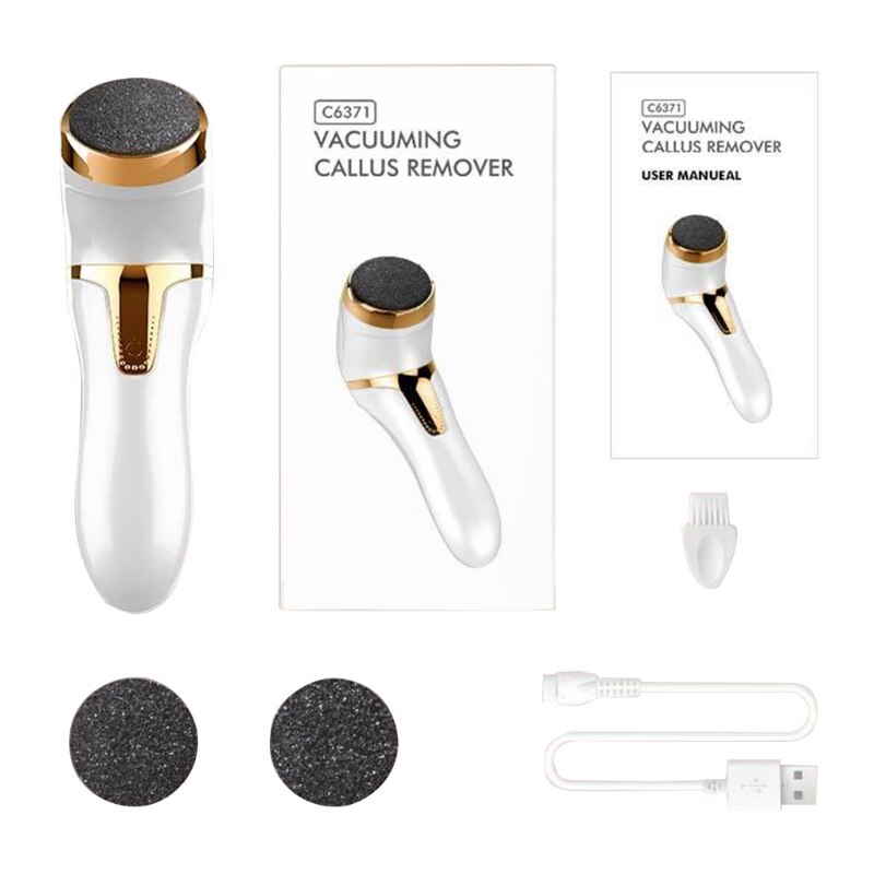 Electric Feet Callus Removers Foot Care Sharpener Grinding File Powerful Vacuum Cleaning Portable Equipment Personal Home