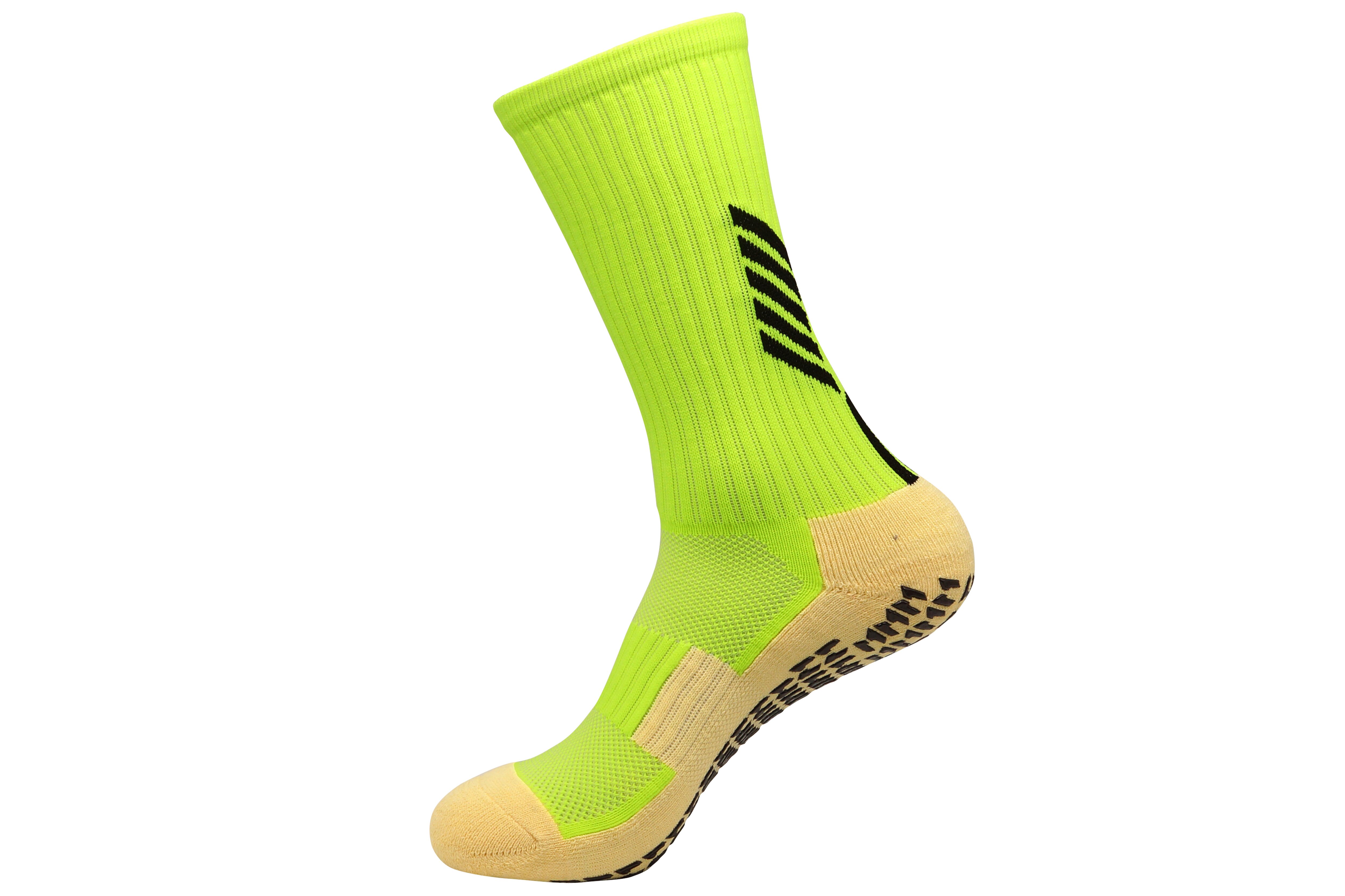 Neue Fußball Socken Anti Slip Fußball Socken Männer Sport Socken Gute Baumwolle Calcetines Die Gleichen Art Wie Die Trusox 9 farben: Neon / L