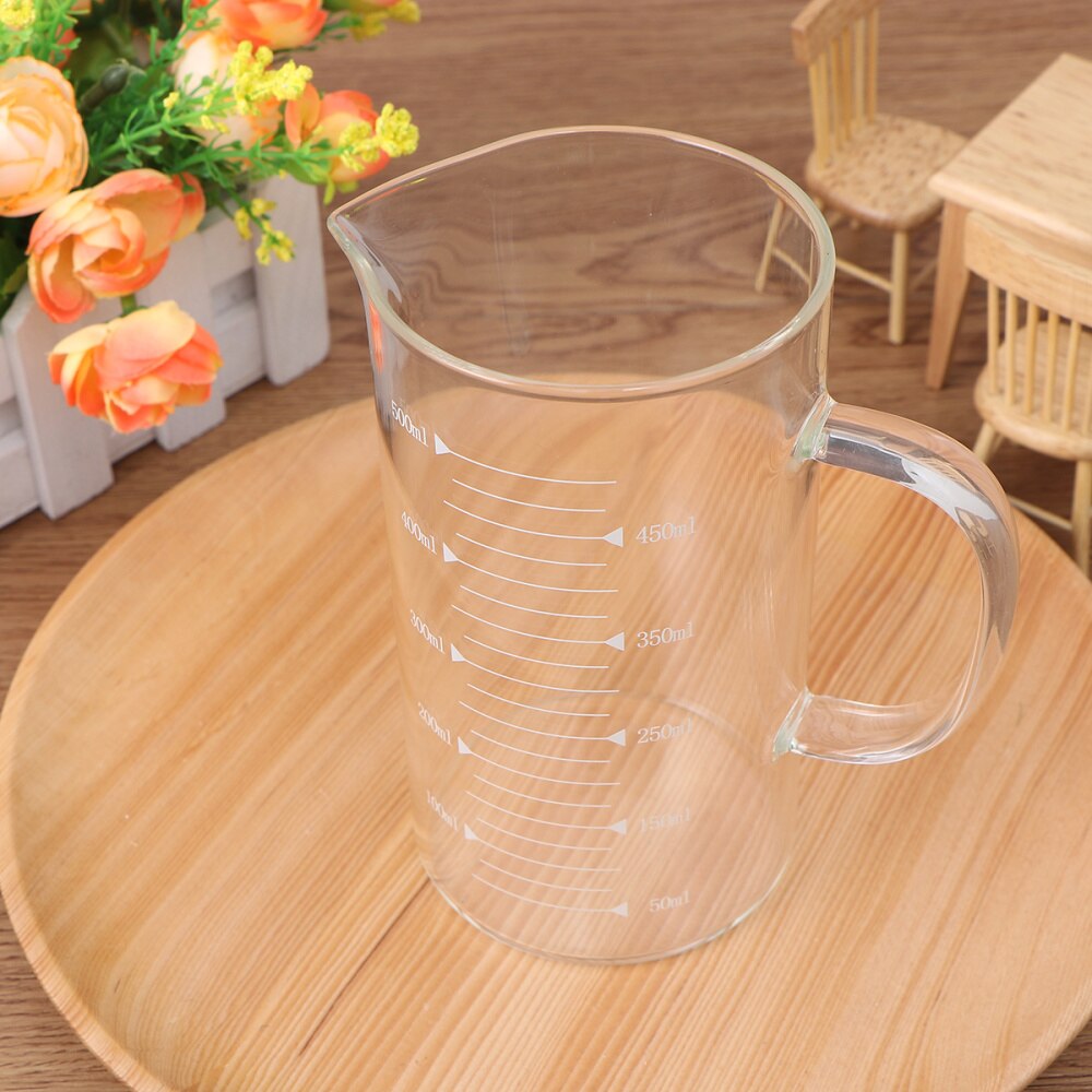 350ml hoge borosilicaat glazen maatbeker  -20 ° -150 ° temperatuurbestendig maatglas voor keuken of restaurant: Foto 1 1
