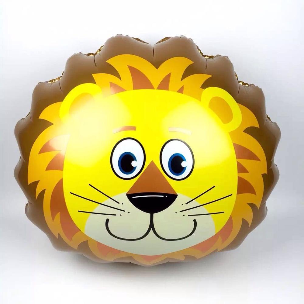 20 st jumbo djur zoo ballonger klassiska leksaker jul födelsedag bröllop dekoration fest uppblåsbara luftballonger: Lejon
