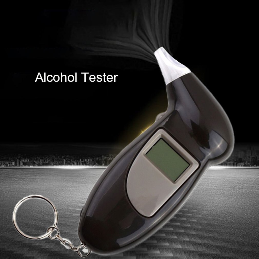 Digital åndedrætsværn alkohol tester flydende krystal display alkohol tester med / uden baggrundslys