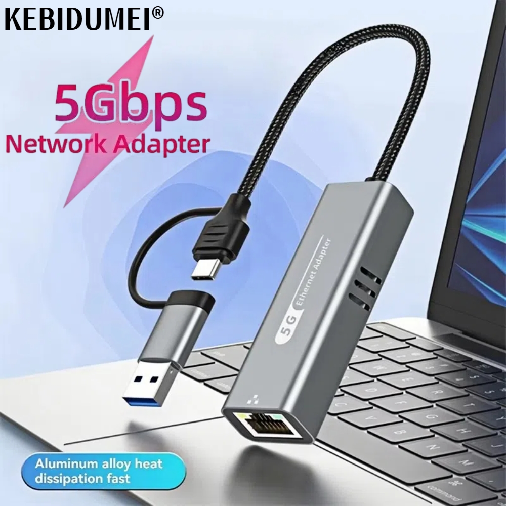 USB Typ C Ethernet Adapter 5000 Mbit/s USB 3.0 RJ45 Netzwerkkarte für MacBook PC Fenster XP 7 8 10 Android USB Lan Internetkabel