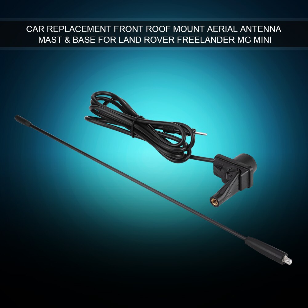 Car Replacement Front Roof Mount Aerial Antenna Mast & Base for Land Rover Freelander MG Mini