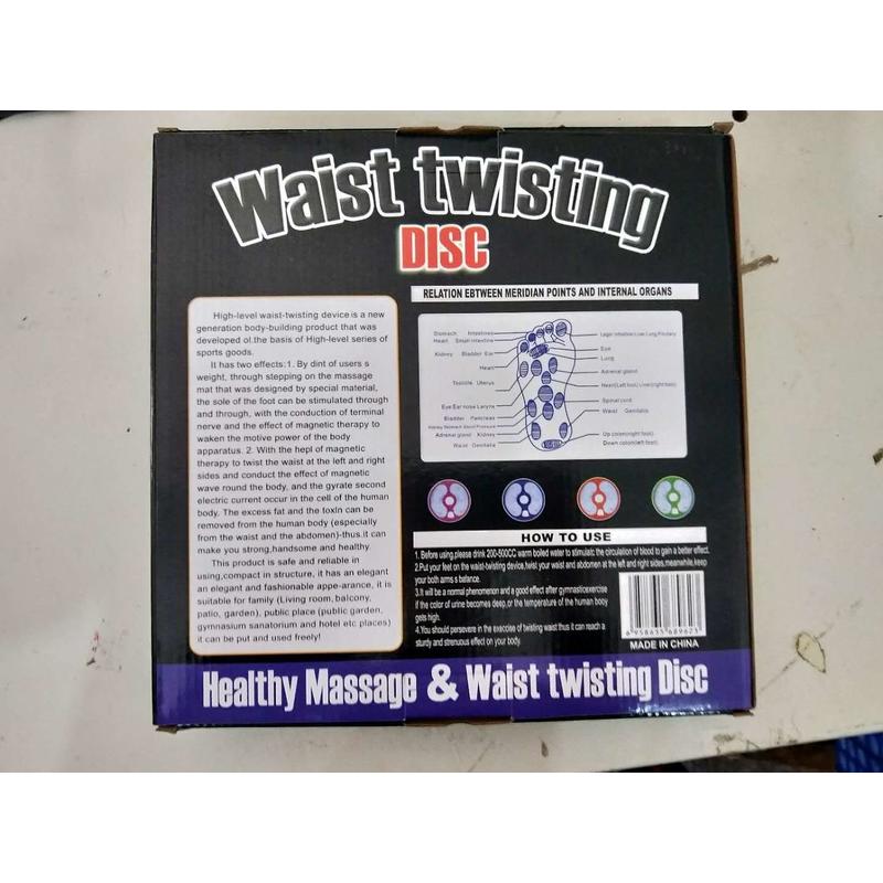 Home fitness figur multifunktion slim disc massage talje ben træningstavle twister plade magnet enhed