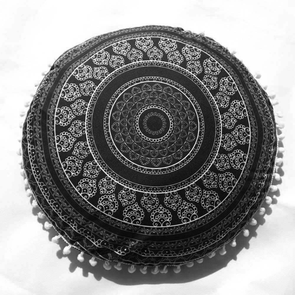 Ronde Kussensloop Indiase Mandala Kussens Bohemian Home Decor Accessoires Kussen Kussens Cover Наволочки Декоративные