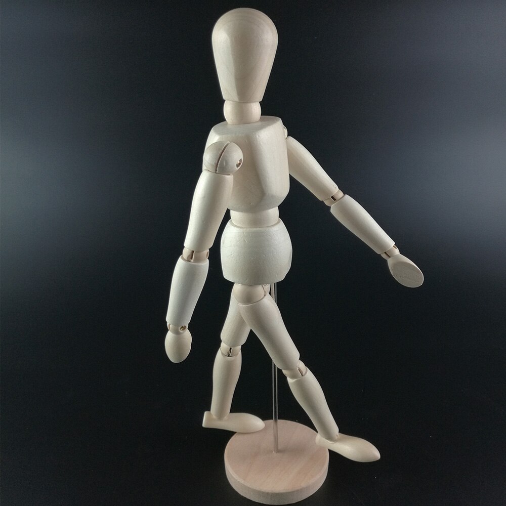 Wooden Human Body 5.5 Inch 15cm Wood Human Body Model Figure Manikin Mannequin Artist Drawing Sketch