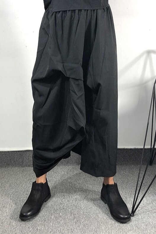 Owen Seak-pantalón cruzado informal para hombre, ropa de calle japonesa, Hip Hop, pantalones de chándal, Primavera