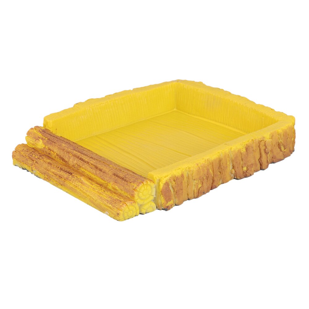 1PC Lizard Turtle Reptile Pet Food Bowl Water Tray Feeding Bowl Drinking Foods Feeder Container