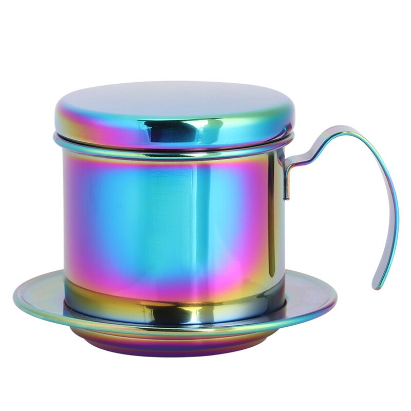 Vietnamese Coffee Pot Stainless Steel Tea Coffee Filter Maker Single Cup Coffee Drip Brewer Kitchen Tools