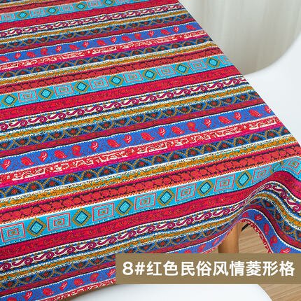 50 x 145cm afrikansk stof bomuld linned vintage print klud gør det selv håndlavet tekstil syning patchwork til tasker kjole dug: 8