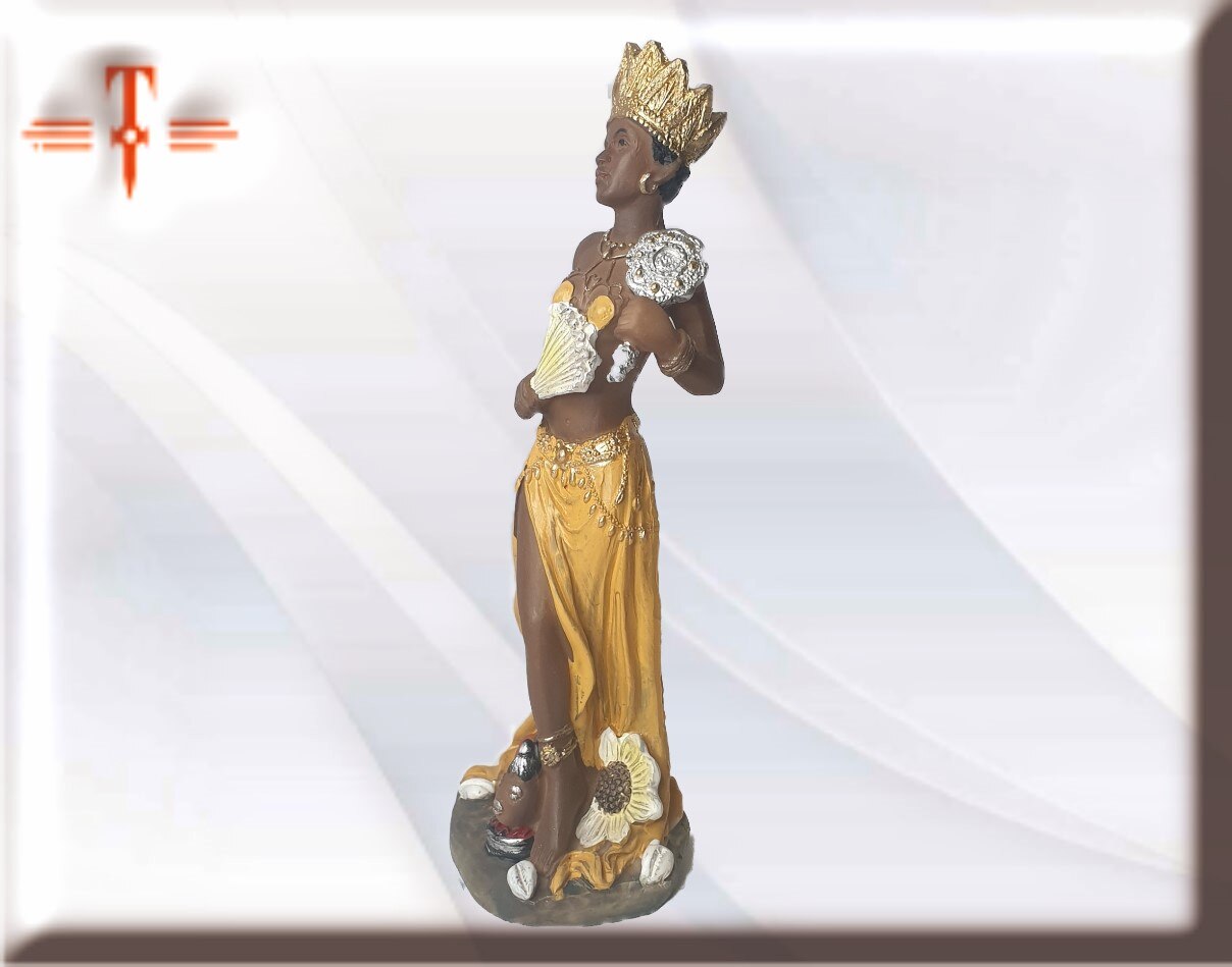 Estatua Orisha Oshun Oxun , Santería , Palo Mayombe