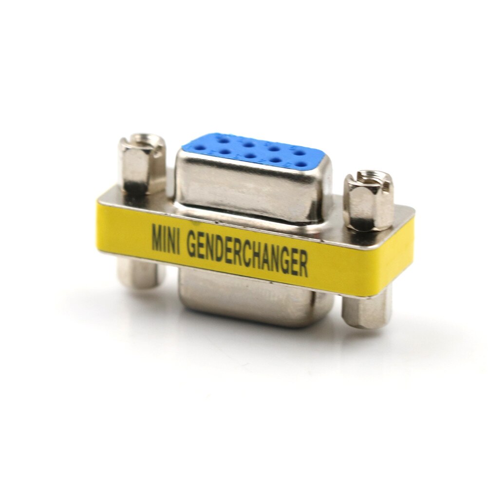 1 Uds. 9 Pin RS-232 DB9 hembra a hembra Serial Cable género cambiador acoplador adaptador al por mayor