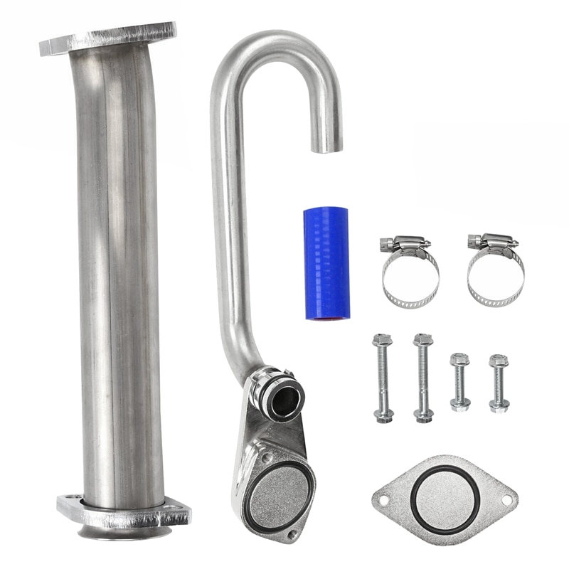 6.0L Powerstroke-Crude Oil Complete EGR Bypass and Delete Kit for 2003 Ford F250 F350 F450 F550 Excursion: Default Title