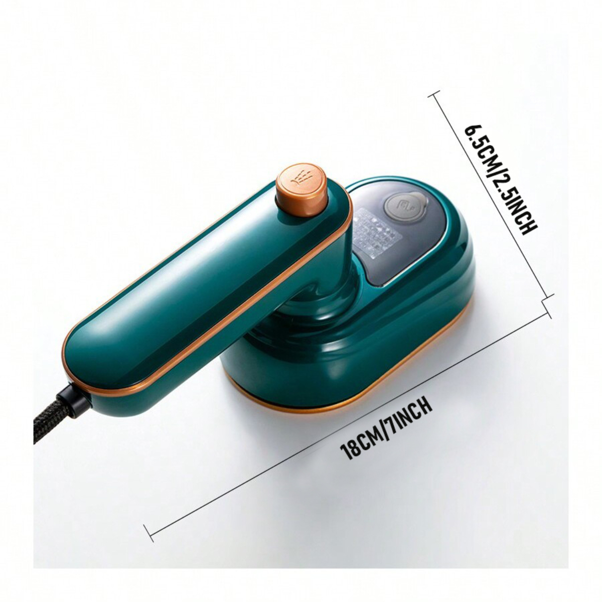 La mini máquina de planchar puede girar 180 grados, planchar ropa de viaje, plancha eléctrica pequeña con cable de calentamiento rápido para el hogar
