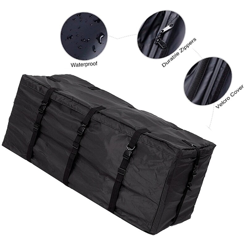 Sac de transport de cargaison sur le toit de voiture, imperméable universel pour voiture SUV sac de Camping, tissu Oxford