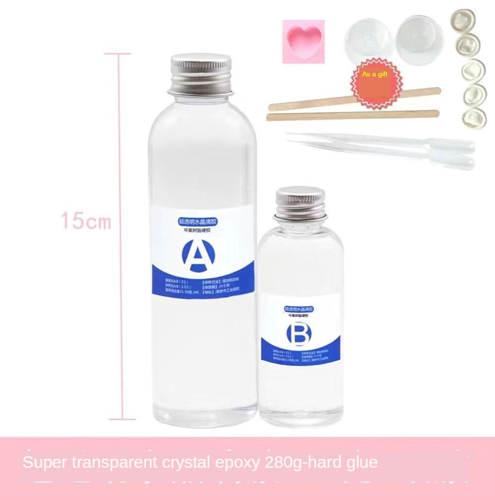 Clear AB Crystal Glue Resin Epoxy High Adhesive 1:1 AB Epoxy Glue For DIY Resin Jewelry Making Accessories 100g/200g/500g/1000g: 5