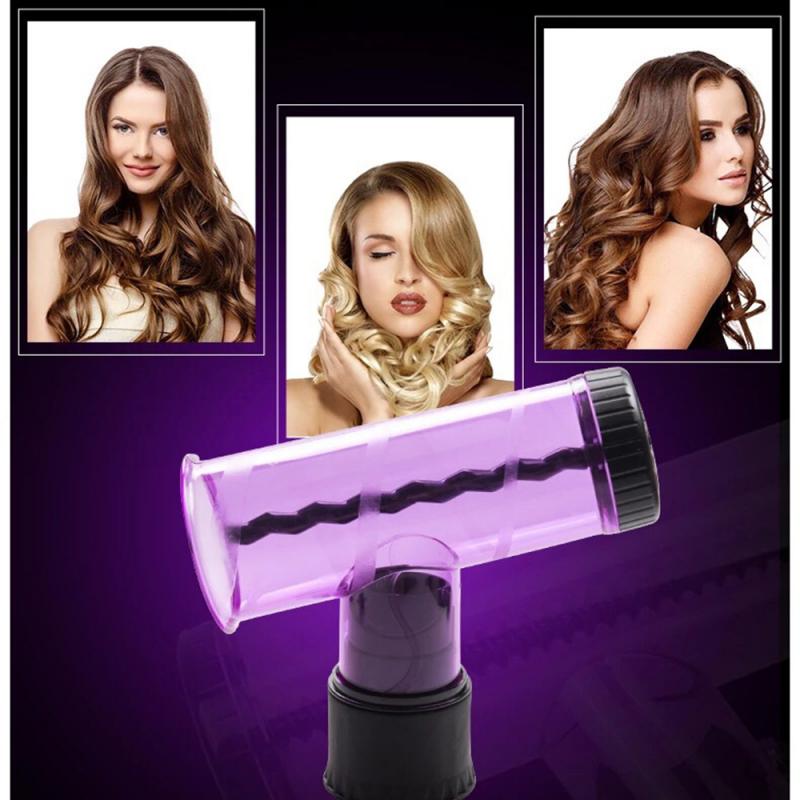 Pink Tornado Hair Curler Hair Dryer Diffuser 3.8 /5.5CM ROLLS Cover Curly Drying Blower Elastic Air Outlet Hairstyling DIY Tool