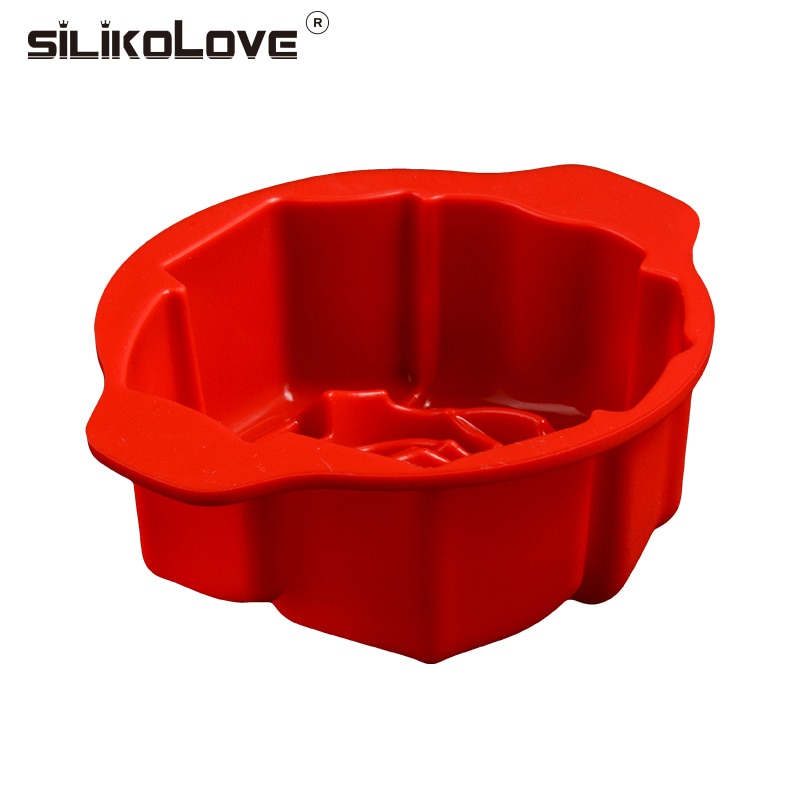 Silikolove Rose Siliconen Mousse Pan Cakevorm Non-stick Bakken Decoratie Gereedschappen Siliconen Vormen Bakvormen 3D Silicone Mold Bakken