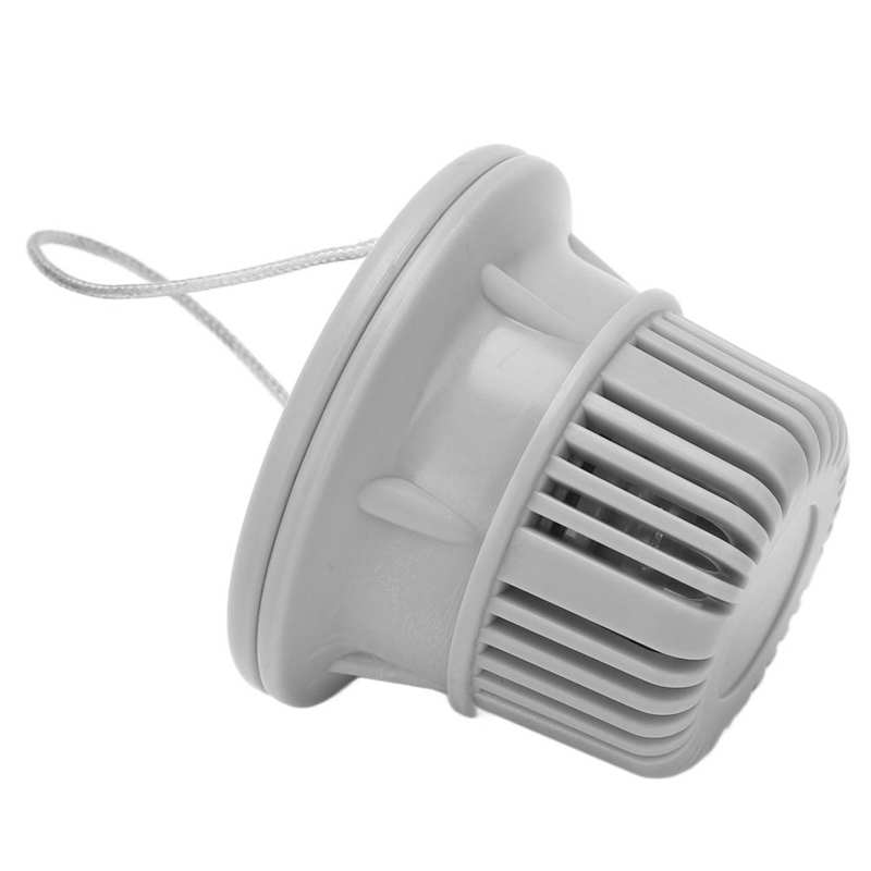Weikeya Valvola Di Scarico Per Gommoni E Kayak - Ricambio In PVC Nero Con Corda, Diametro 35 Mm - 2