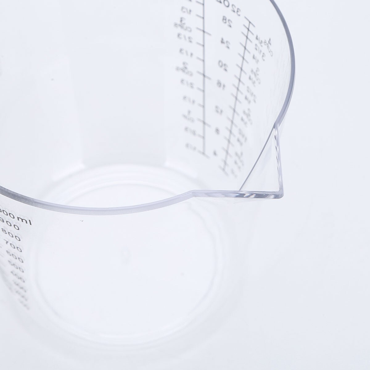 Plastic Clear Graduated Measuring Cup with Handle For Restaurant Cooking Baking Tools Kitchen Utensils Liquid Measure Jug Cup