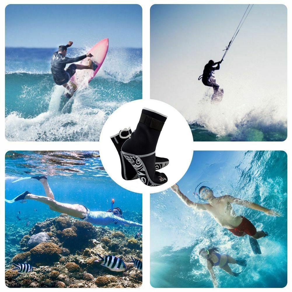 3MM Neoprene Scuba Dive Socks Wetsuit Supplies Shoes Swim Snorkeling Material Equipment Winter Warm Boots Divi C6E0