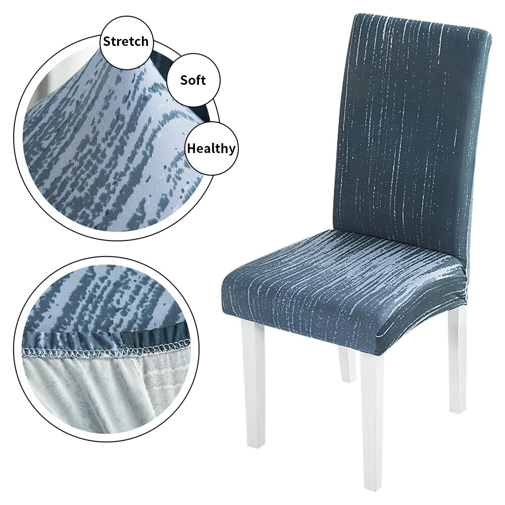 Geometrische Spandex Stuhl Abdeckung strecken Elastische Hussen Stuhl Sitzbezüge Für Esszimmer Küche Hochzeit Bankett Hotel: Stil 13