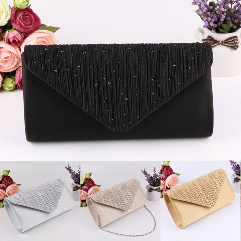 Vrouwen Glitter Portemonnee Clutch Bag Dames Kwastje Avond Wedding Handtas Party Prom Portemonnee Keten