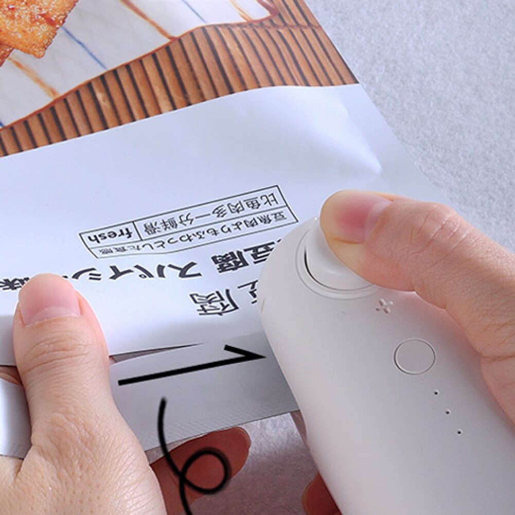 Portable Handheld Vacuum Food Sealing Machine USB Charging Packaging Sealer