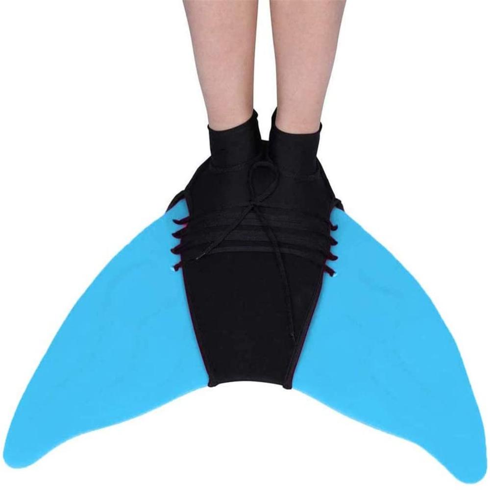 Zwembad Vinnen Voet Vinnen Zwemmen Vinnen Mermaid Tail Duiken Flippers Staart Monolithische Voet Zwemmen Apparatuur Voor Volwassenen/Kinderen