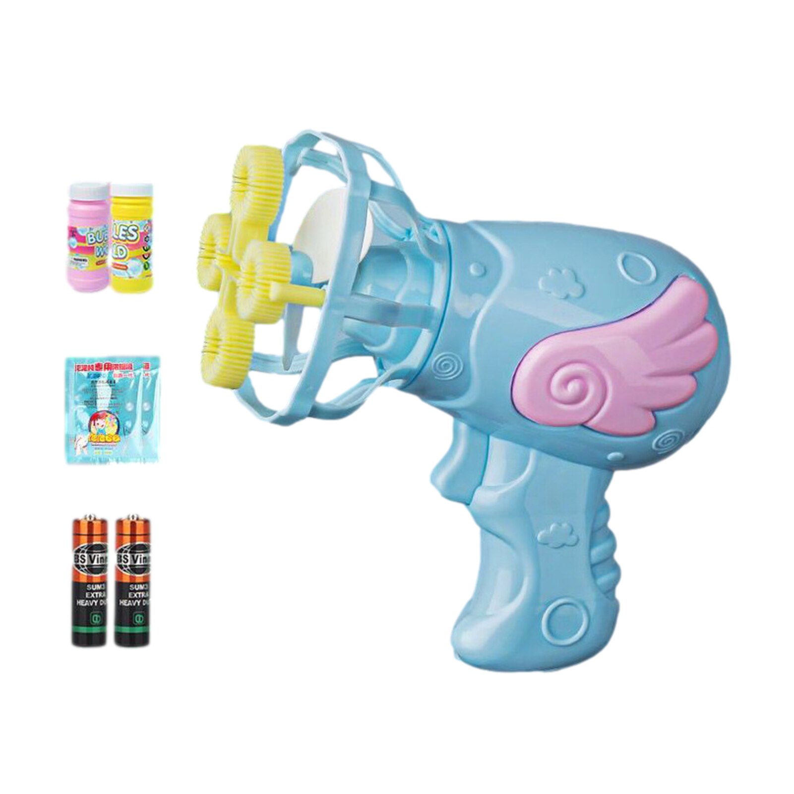 Stijl Bubble Schieten Speelgoed, Automatische Bubble Blower, Zomer Outdoor Kinderen Fun Speelgoed # W: Blue