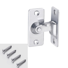 304 Stainless steel 90 degree Right angle buckle/hook lock/bolt,For sliding door Mini but strong Surface mounting Hardware Locks
