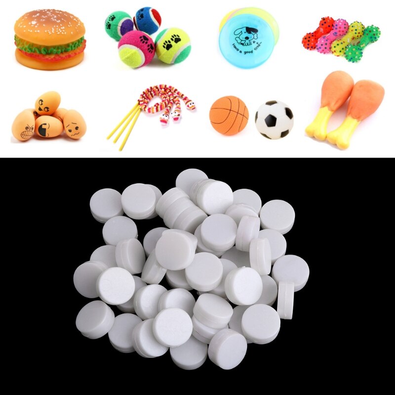 50 Pcs Pet Toys Baby Rattle Balls Squeakers Noise Insert Generators Accessories