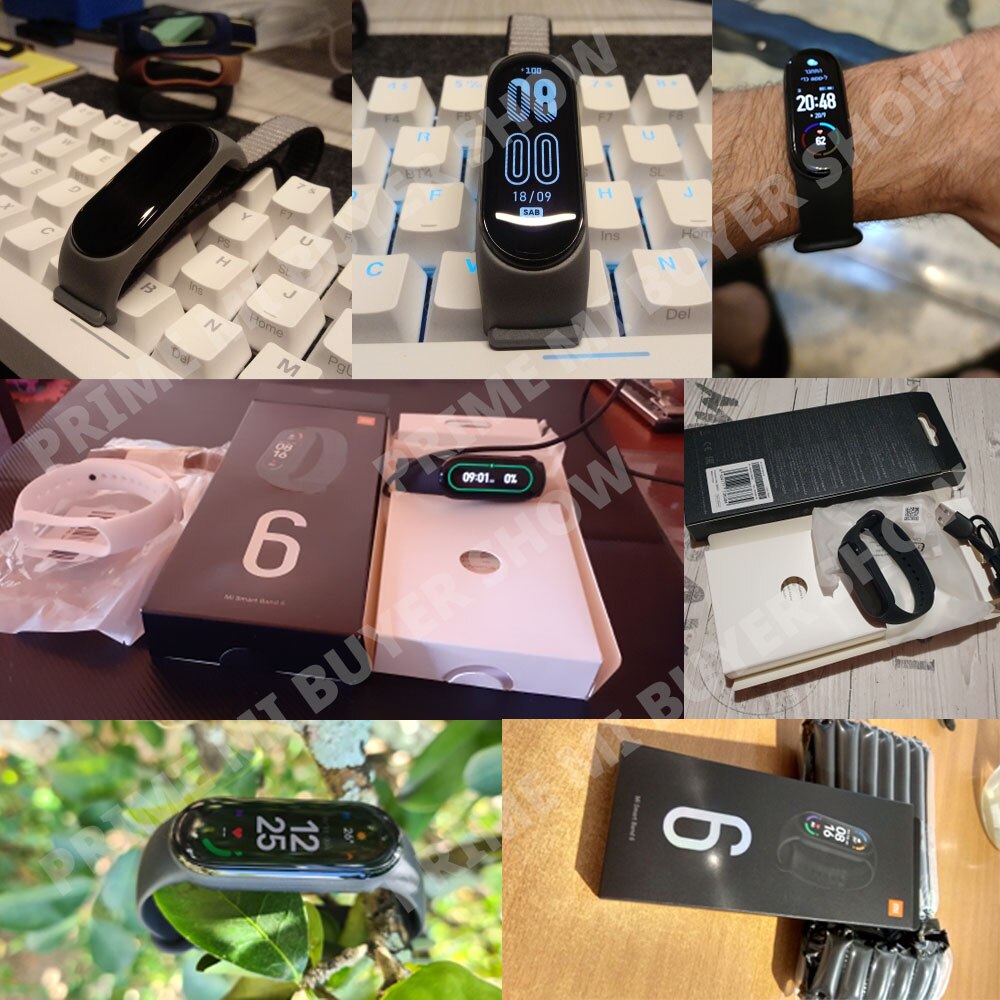 Global Version Xiaomi Mi Band 6 Smart Bracelet Blood Oxygen Heart Rate Miband 6 Fitness Traker Bluetooth Waterproof Smart Band