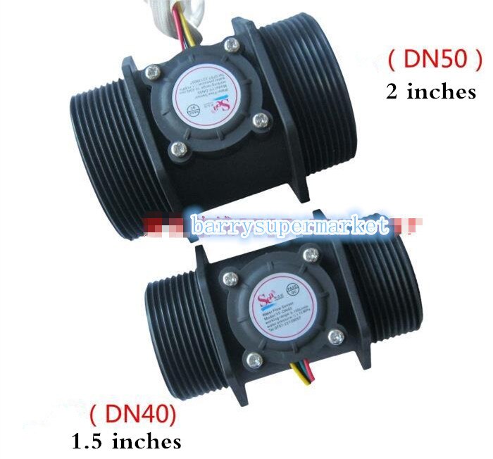 YF-DN50 G2 "pouce débitmètre d'eau capteur débitmètre caudalimetr compteur indicateur système de débit d'eau jauge dispositif 10-200L/min
