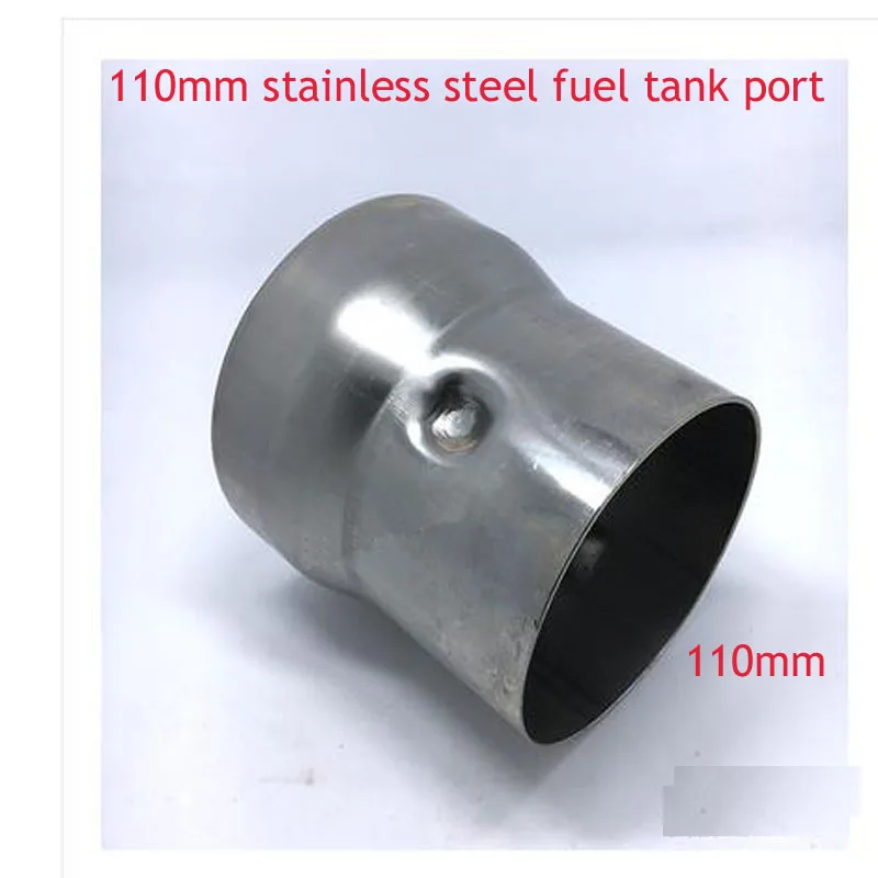 Car Fuel Tank Fuel Port Aluminum Mouth Tsui Iron Fuel Tank Neck Stainless Steel Tank Port Cover Truck Semi-Mounte: WHITE