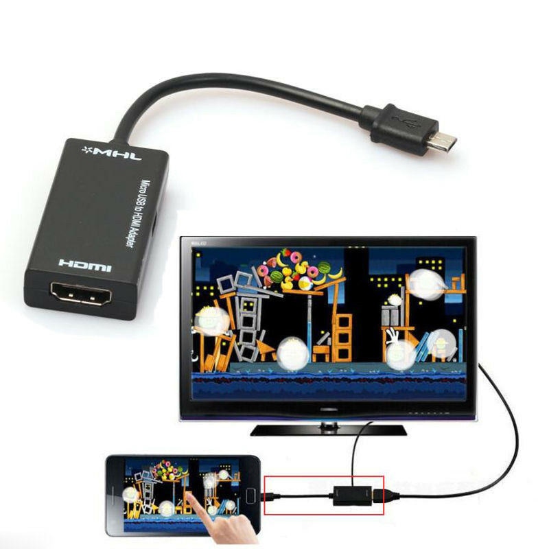 Mini Micro Usb 2.0 Mhl Naar Hdmi 1080P Tv Adapter Kabel Voor Samsung Galaxy