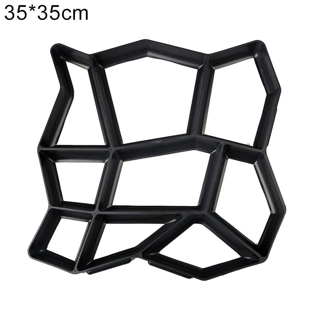 35/43/50Cm Herbruikbare Bestrating Beton Cement Baksteen Steen Diy Bestrating Mal Bestrating: 35 X 35cm