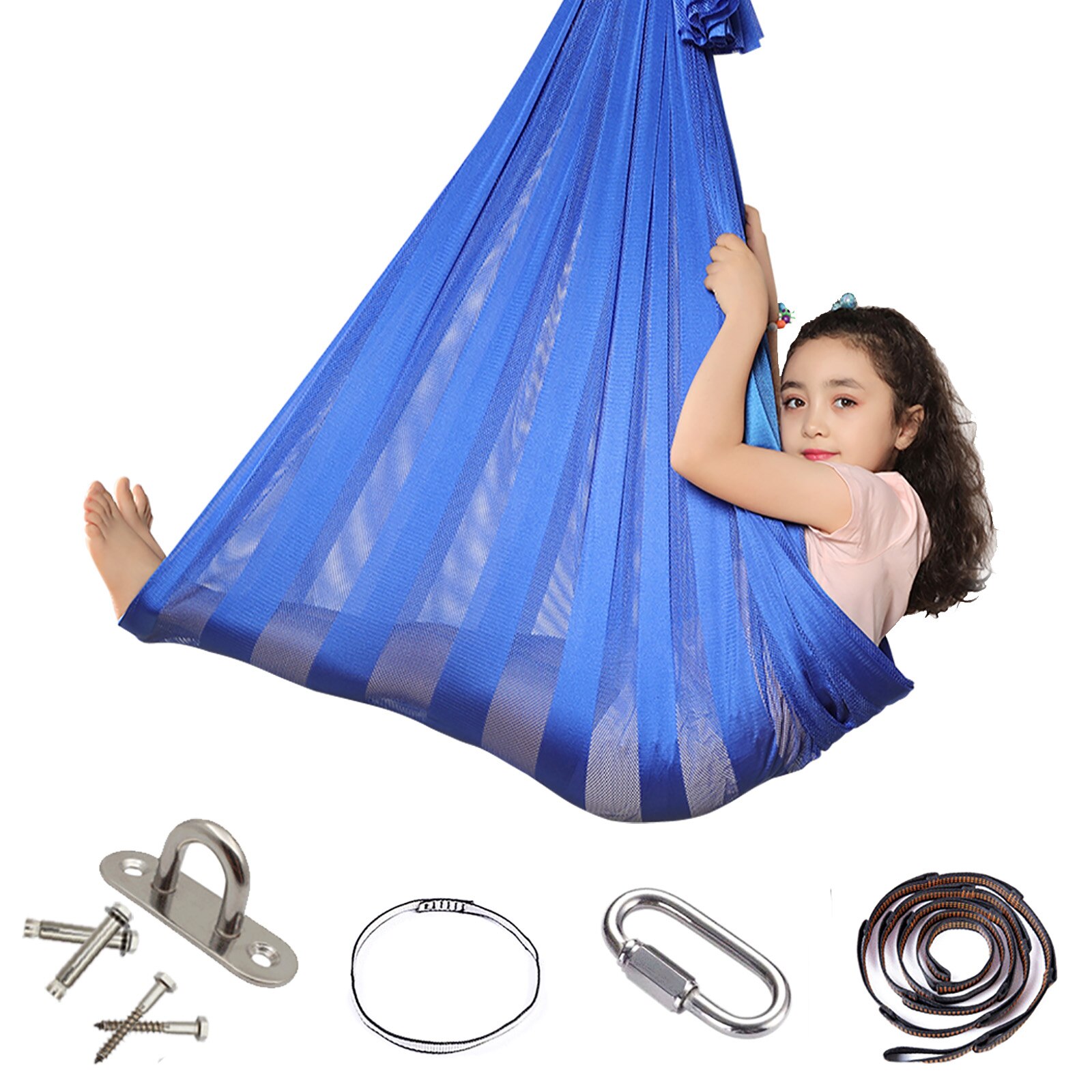 Child Hammocks Chair Kids Swing Pod Outdoor Indoor Hanging Seat Hammocks Hanging Chair Thick Hammock 200KG