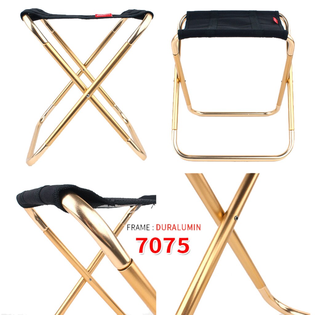 Producten Portable Folding Chair Outdoor Camping Vissen Picnic Strand BBQ Krukken Mini Seat