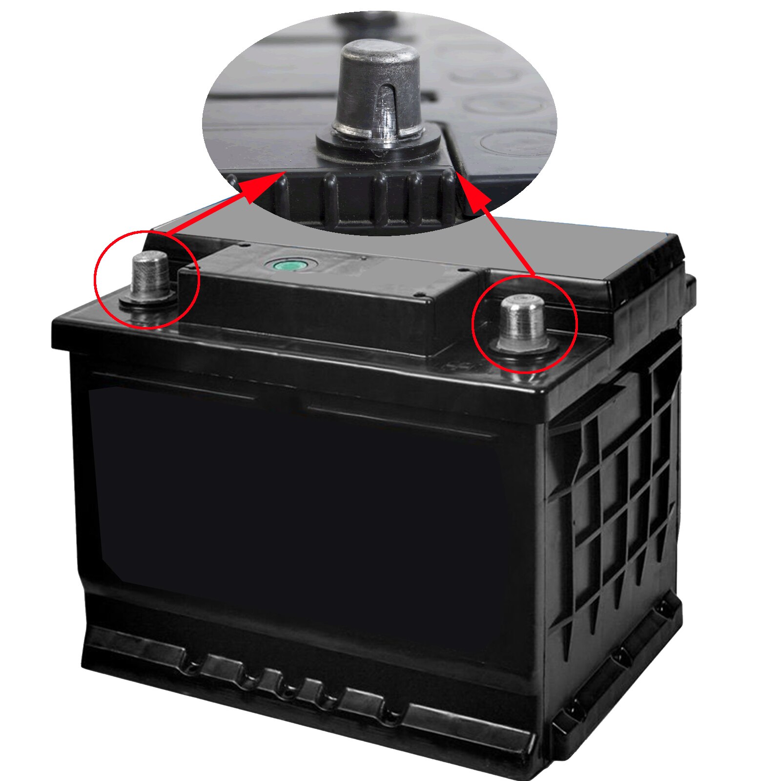 2Pcs Car Auto Truck Battery Post Repair Shims For Worn Down Posts Loose Terminal Posts Tool Accessories Parts Positive Negative