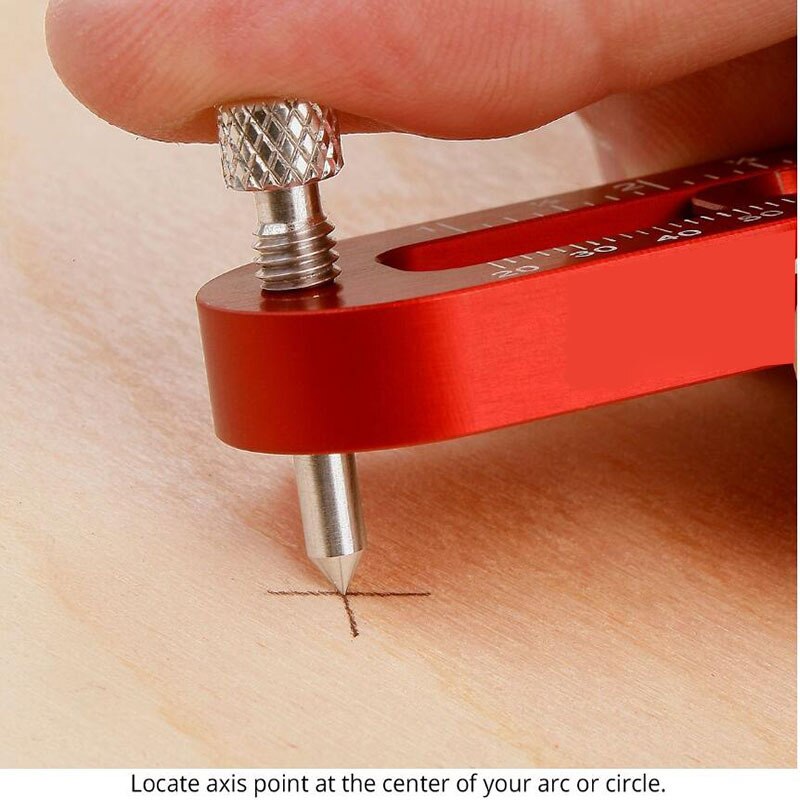 Woodworking Compasses Precision Tiny Circle Maker Alloy Scribe 360 Degree Round Marking Gauge Carpenter Tool Portable Compass