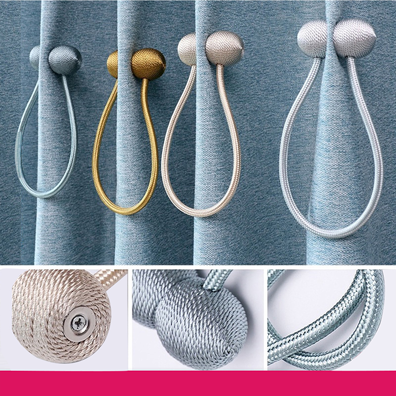 modern minimalist agnetic Curtain Tieback Clip Curtains Buckle Holder Decorative Home Curtains Accessories