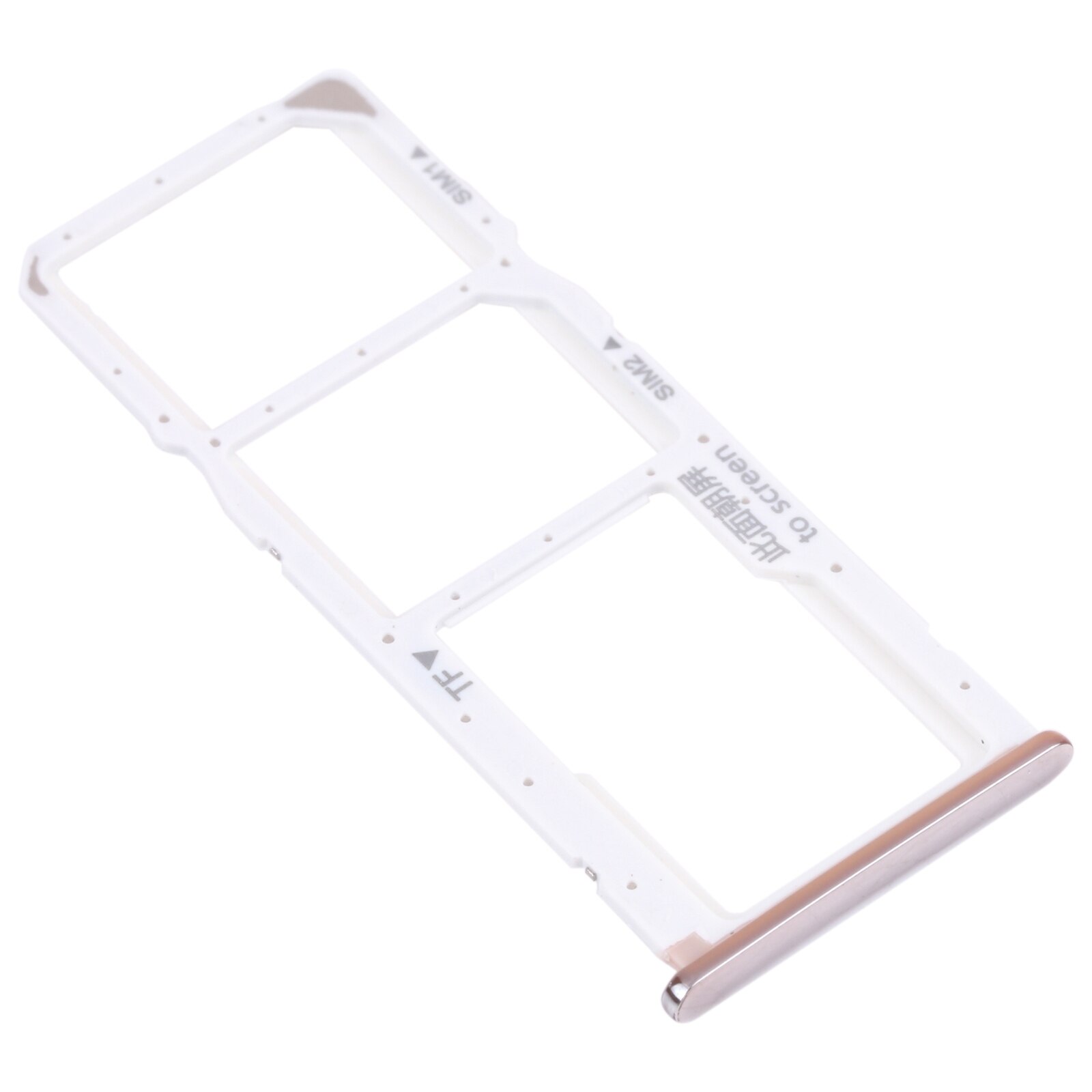 Sim Kaart Lade + Sim Card Tray + Micro Sd Card Tray Voor Huawei Y7 Pro